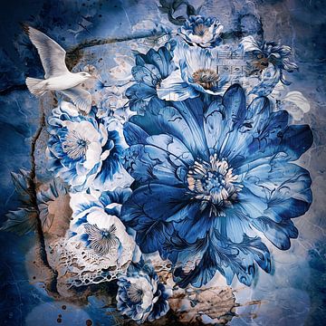 Het is een echte blauwe wereld van Helga Blanke