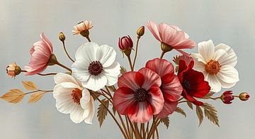 meerdere voorjaarsbloemen sierlijk en verfijnd. van J.a Dijkstra