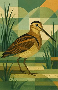 A geometric illustration of a snipe. by Johannes
