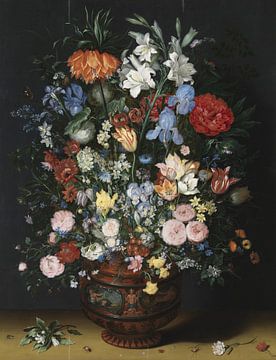 Bloemen in een vaas, Jan Brueghel I
