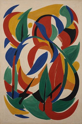 Choreografie van Kleurrijke Abstracte Vormen