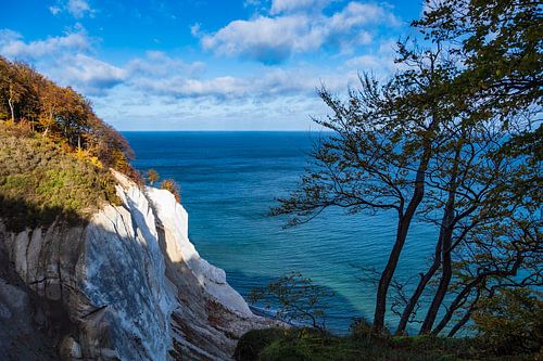 Ostseeküste auf der Insel Moen in Dänemark