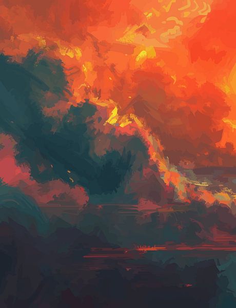 Rasender Dämmerungshimmel von fredi arlangga