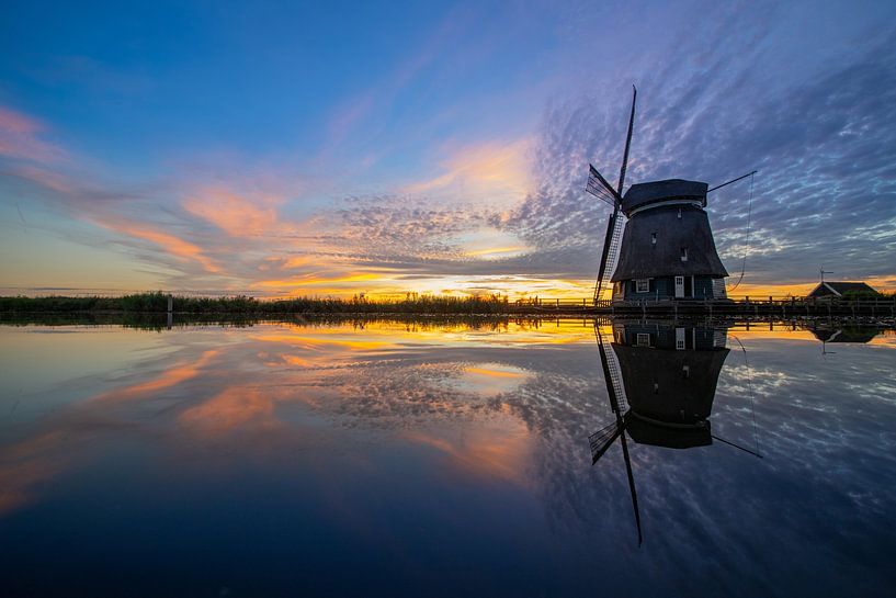 Mill D after sunset by peterheinspictures