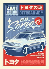 Toyota Land Cruiser série 100 sur Kaminarirace