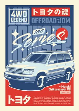 Toyota Land Cruiser 100 Series by Kaminarirace