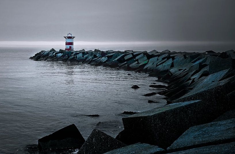 Phare du port de Scheveningen.... par Wim Schuurmans