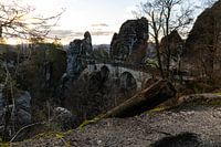 View of the Bastei Bridge
