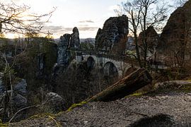 Blick auf die Basteibrücke von Alexander Ließ