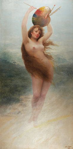 Almeida Júnior, Le tableau (allégorie), 1892