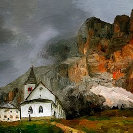 Chapelle de pèlerinage de la Sainte-Croix du Tyrol du Sud sur pvdigiart