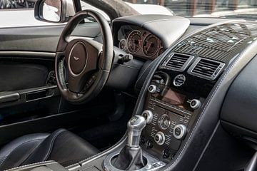 Aston Martin V12 Vantage sports car dashboard by Sjoerd van der Wal Photography