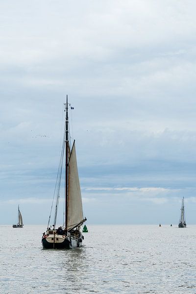 Zeilen over de Waddenzee 2 van Gijs de Kruijf