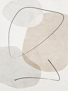 Organische abstrakte Kunst – Erdtöne