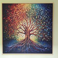 Klantfoto: Levensboom van Wall Wonder, op canvas