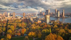 Autumn in Rotterdam sur Edwin Mooijaart