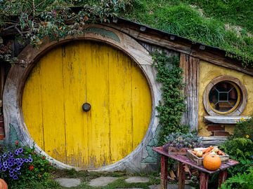 Maison Hobbit à Hobbiton sur Lennard Gog