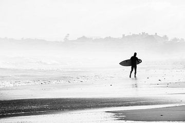 Walking Surfer by Walljar