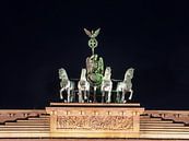 Berlijn: Quadriga op de Brandenburger Tor bij nacht van t.ART thumbnail
