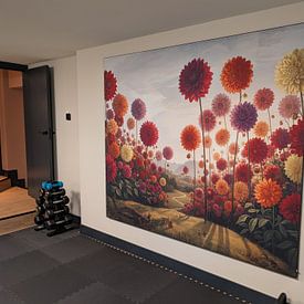 Customer photo: Italian landscape with Parasolahlias by Studio BB, on ArtFrame