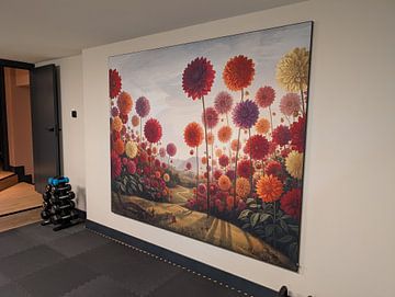 Customer photo: Italian landscape with Parasolahlias by Studio BB