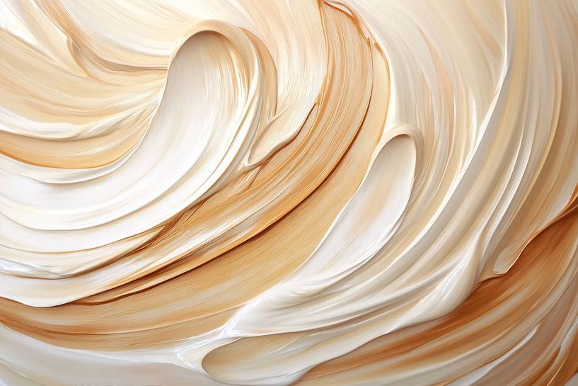 Vagues abstraites dans des tons doux par Imperial Art House