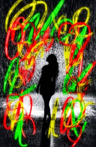 Pluie colorée