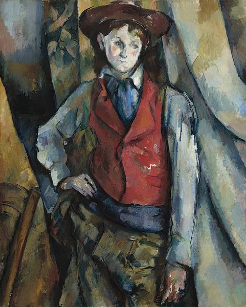 Boy in a red waistcoat (1888-1890) by Peter Balan