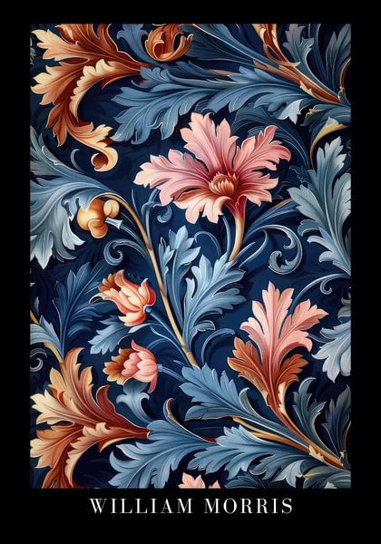 William Morris Poster by Niklas Maximilian