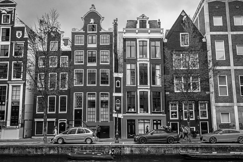 Maisons du canal d'Amsterdam par Vincent de Moor