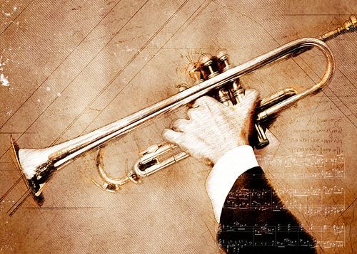 Trumpet music art #trumpet by JBJart Justyna Jaszke