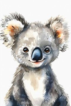 Joyeux bébé Koala sur But First Framing