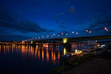 Kennedy Bridge bij nacht van Stefan Klettke