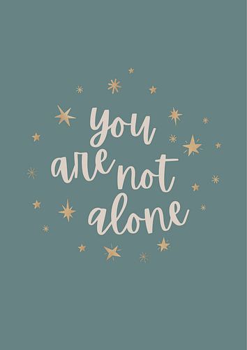 Sie sind nicht allein