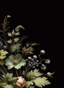 VINTAGE COLOURFUL BOTANICAL-7-D4a