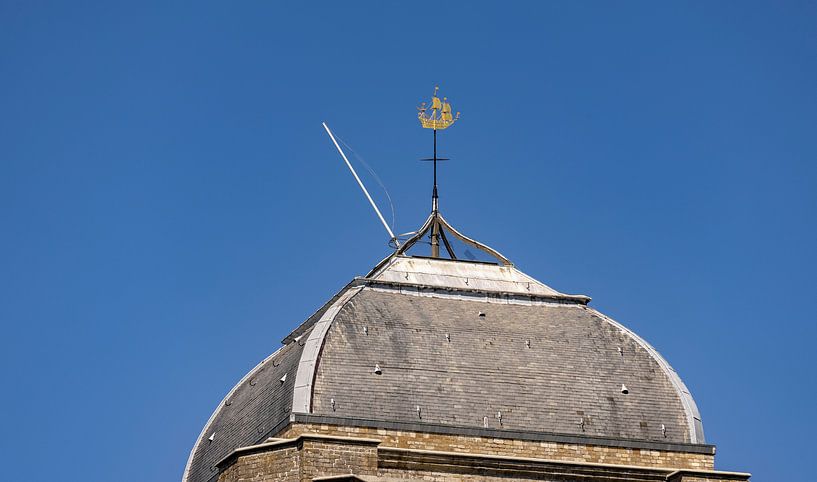 Weather vane on Grote Kerk Veere by Percy's fotografie