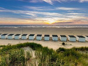 Strandhuisjes Paal 28 Texel van Texel360Fotografie Richard Heerschap