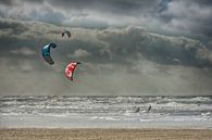 Nordsee-Kitesurfer van Joachim G. Pinkawa thumbnail