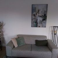 Kundenfoto: Weiches Grün Grau 55.28 von ARTEO Gemälde, als artframe