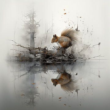 Squirrel Haven of Tranquillity by Karina Brouwer