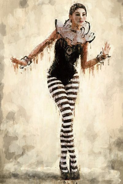 Painted Pierrette