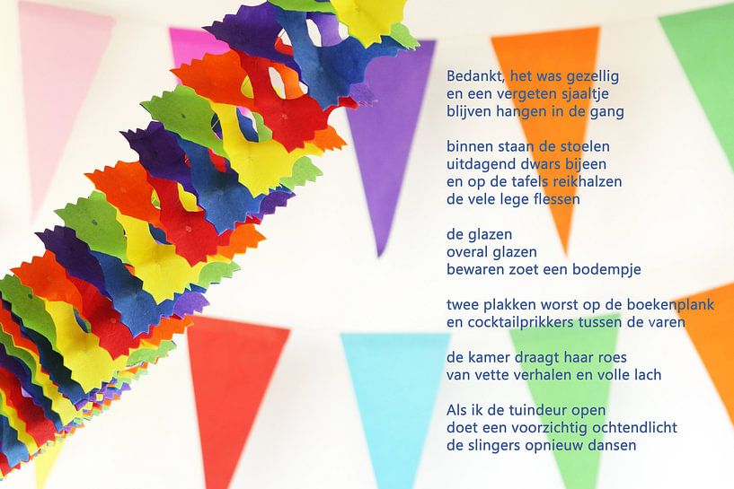 Slingers met poëzie van Bargo Kunst