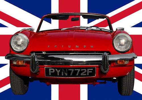 Triumph Spitfire Mk3 with Union Jack