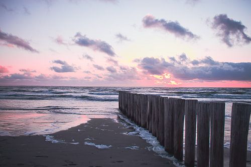 Coucher de soleil à Ameland