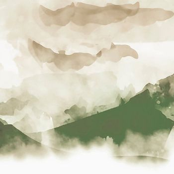 Japanische Gebirgslandschaft