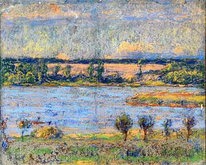 Teich am Abend, Christian Rohlfs, 1896-97