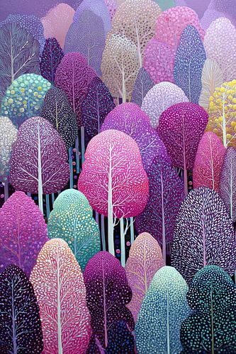 Kleurrijke Bomen | Vibrant Tree Fantasy