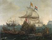 VOC Battle painting. Paintings from the Golden Age of the Netherlands by Schilderijen Nu thumbnail