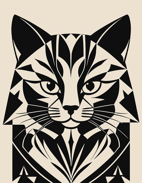 Center Of Cat Head by Art Kingdom