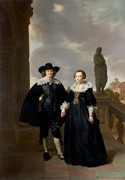 Frederik van Velthuysen en zijn vrouw Josina, Thomas de Keyser...